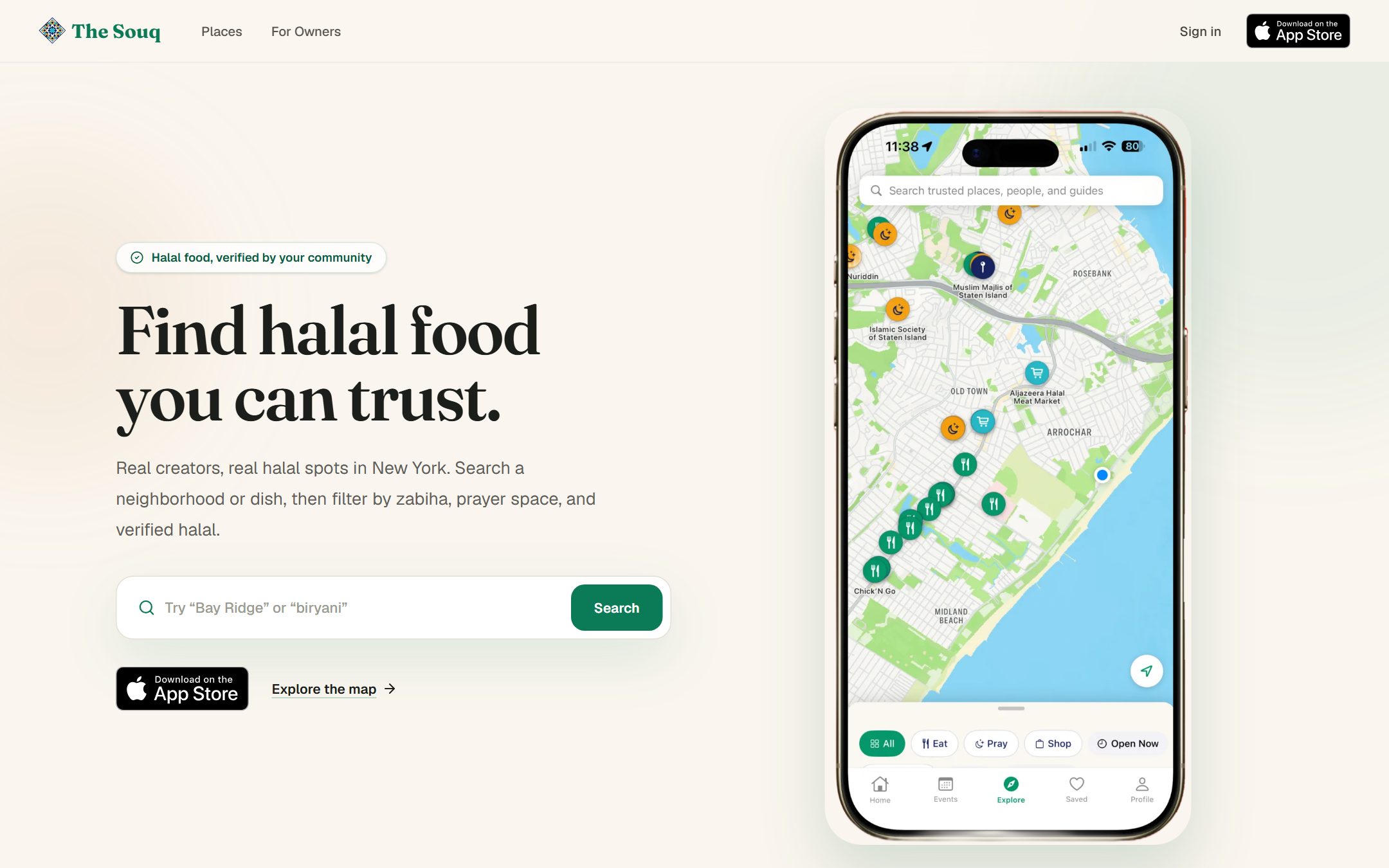 The Souq homepage